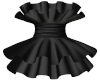 Kerrie Blk Ruffle Dress