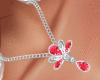 Silver Pink necklaces