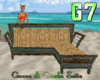 G7! Bamboo Lounge Couch
