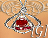 [G] Silver Ruby Necklace