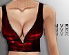 † Red Leather Bralet