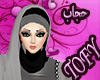 Gray & Black Hijab 2015