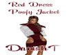 (DHT)White Poofy Jacket