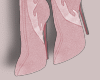 E* Pink Denim Boots