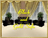 Black and Gold Sofa
