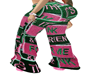 Pink and Green Pants