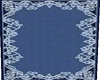 light blue rug
