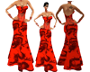 XXL Red Dragon Dress