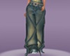 Strappy jeans