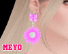 N' Pink Daisy Earrings