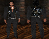 Black Tiger Vest Suit
