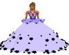lite purple gown