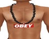 OBEY BEAD CHAIN