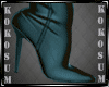 Teal Pirate Boots