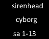 sirenhead cyborg