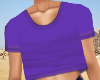 ق Crop Top. - Purple