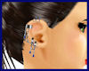 Blue Earring Chain