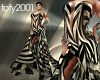 T- Zebra Dress Veil