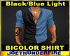 Black/Blue Light Shirt