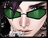 Green-M Coffin Glasses