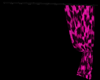 pink leopard curtain