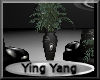 [my]Ying Yang Palm Vase
