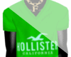 Hollister Vneck Green