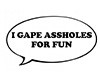 gaped