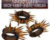 9 Rusted Spiked Cuffs