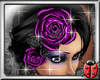 DZG~Glitter Roses Purple