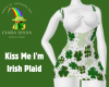 Kiss Me I'm Irish Plaid