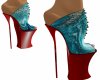 Her Turquoise Red Bottom