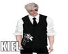 kl. White & Black Suit