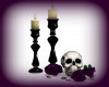 Candles & Skull Purple