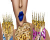 gold spike sholderpads