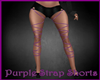Je Purple Strap Shorts