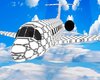 High-Class Private Jet W