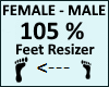 Feet Scaler 105%
