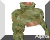 AO~Green mix shrt jacket