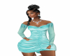 Curves n Pleats ~Teal