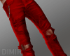 Torn w Chain Red