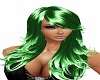 green/jade long hair