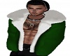 Fur Jacket-Green