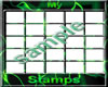 green shining stamp card