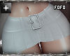 mini skirt | white