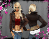 [BA]Leather Jacket brown
