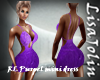 LJ* RL Purple mini dress