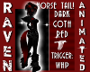 GOTH RED HORSE TAIL!