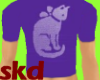 (SKD) Purple Kitty T
