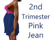 2nd Trimester Pink Jean